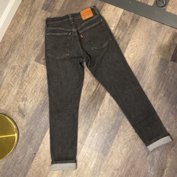 Levi’s Black 501 Italian Selvedge Denim Jeans - Picture 4 of 12